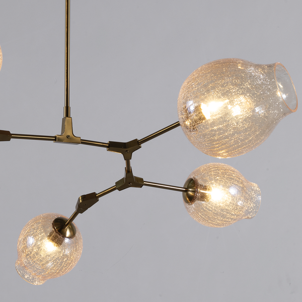 Covington Drop Globe Branching Bubble Chandelier 30''-Chandelier-Arialamps
