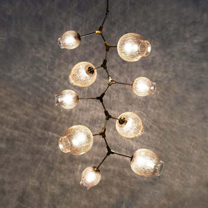 Covington Drop Globe Branching Bubble Chandelier 38''-Chandelier-Arialamps
