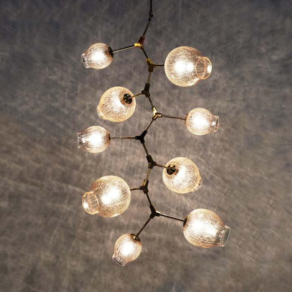 Covington Drop Globe Branching Bubble Chandelier 38''-Chandelier-Arialamps