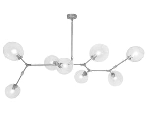 Covington Horizontal Globe Branching Bubble Chandelier-Chandelier-Arialamps