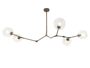 Covington Horizontal Globe Branching Bubble Chandelier-Chandelier-Arialamps