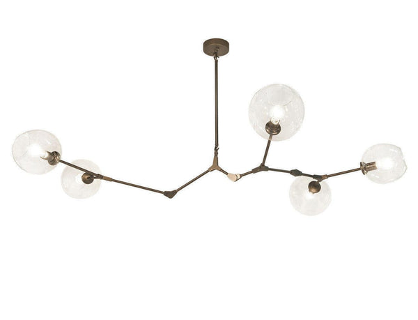 Covington Horizontal Globe Branching Bubble Chandelier-Chandelier-Arialamps