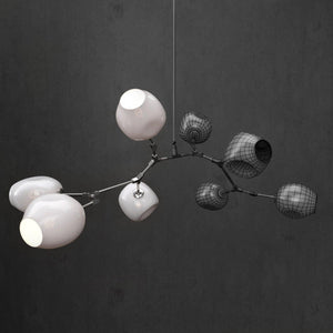 Covington Horizontal Globe Branching Bubble Chandelier-Chandelier-Arialamps