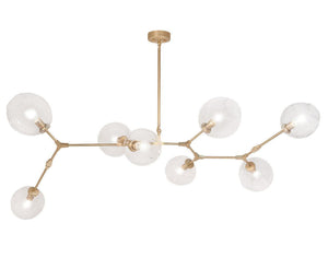 Covington Horizontal Globe Branching Bubble Chandelier-Chandelier-Arialamps