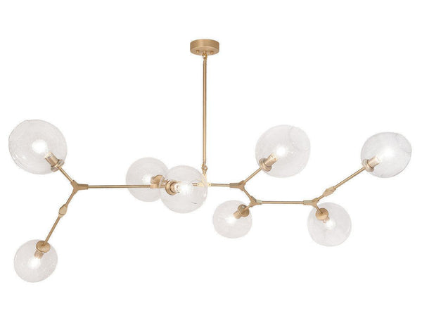 Covington Horizontal Globe Branching Bubble Chandelier-Chandelier-Arialamps