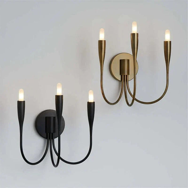 Curve Candelabra Wall Sconce - Arialamps