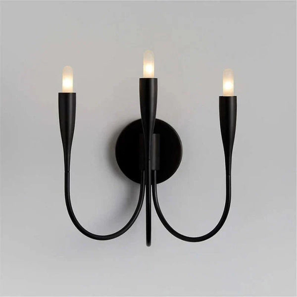 Curve Candelabra Wall Sconce - Arialamps