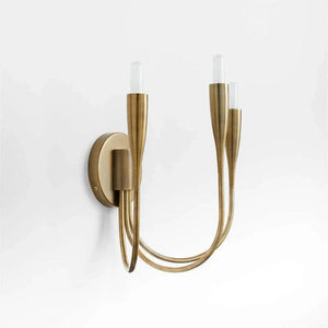 Curve Candelabra Wall Sconce - Arialamps
