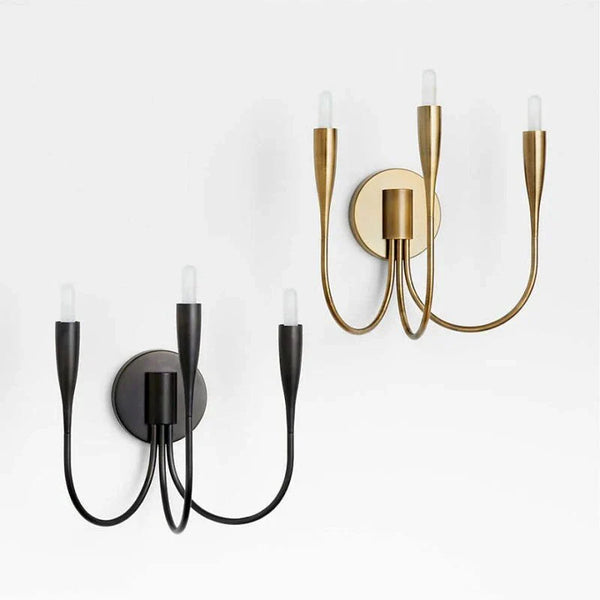 Curve Candelabra Wall Sconce - Arialamps