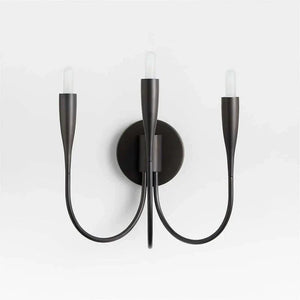 Curve Candelabra Wall Sconce - Arialamps
