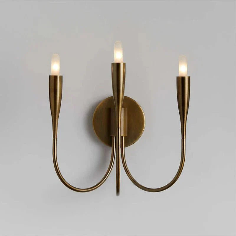 Curve Candelabra Wall Sconce - Arialamps
