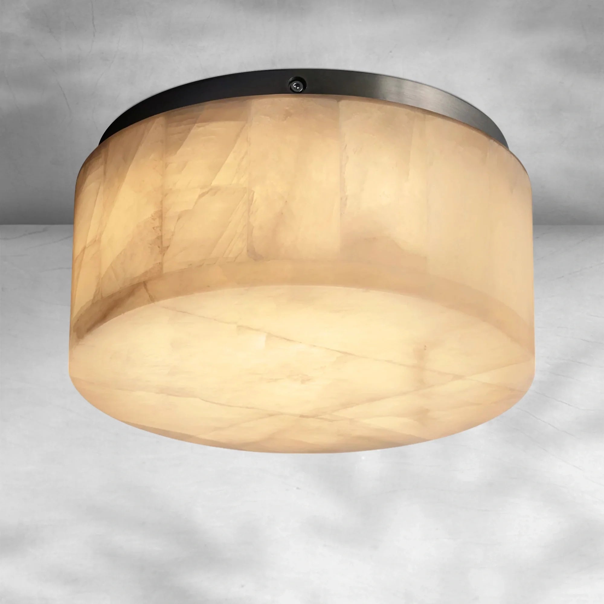 Rivaga Calcite Round Flushmount 6"10"14"