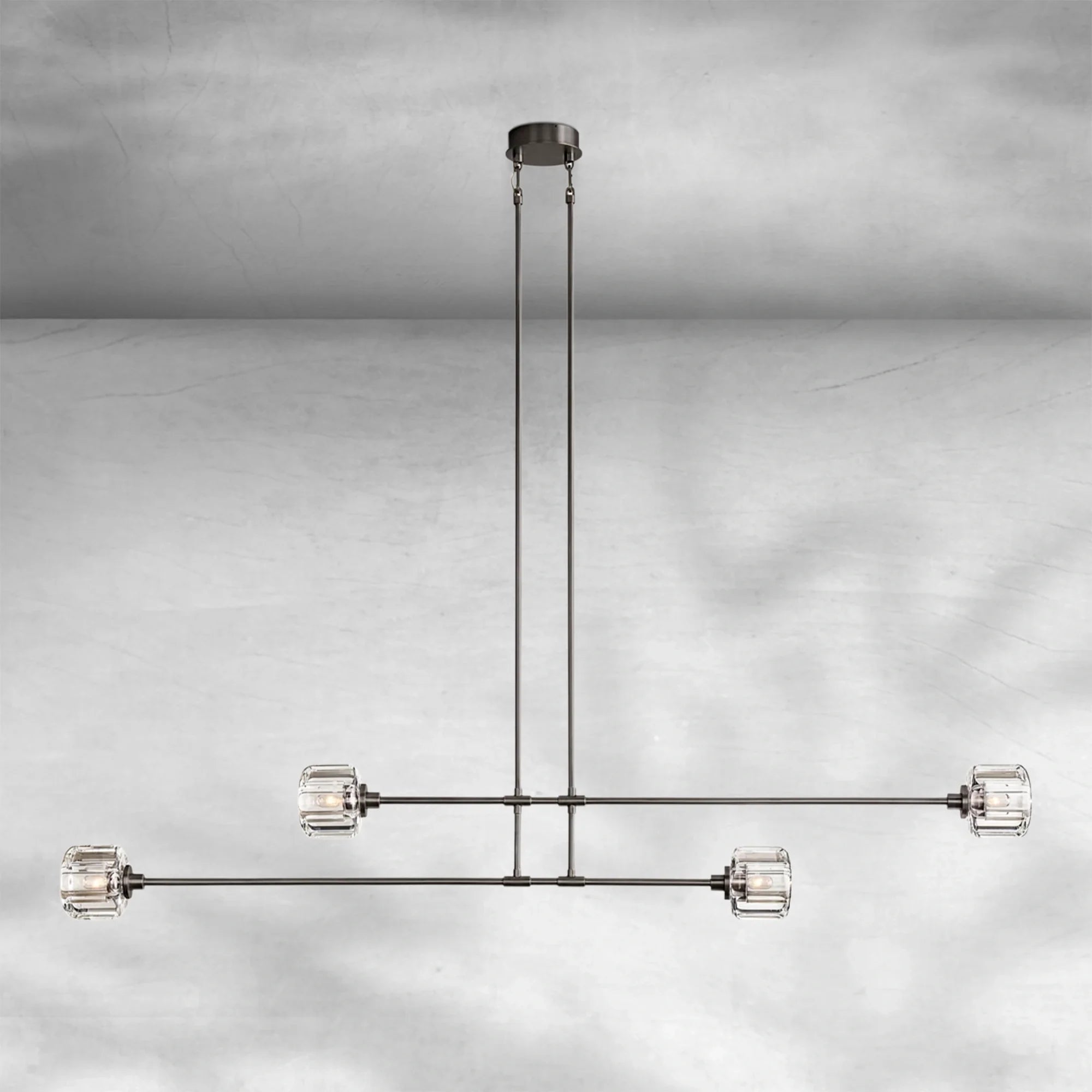 Demaket Mobile Linear Chandelier 54" 72"