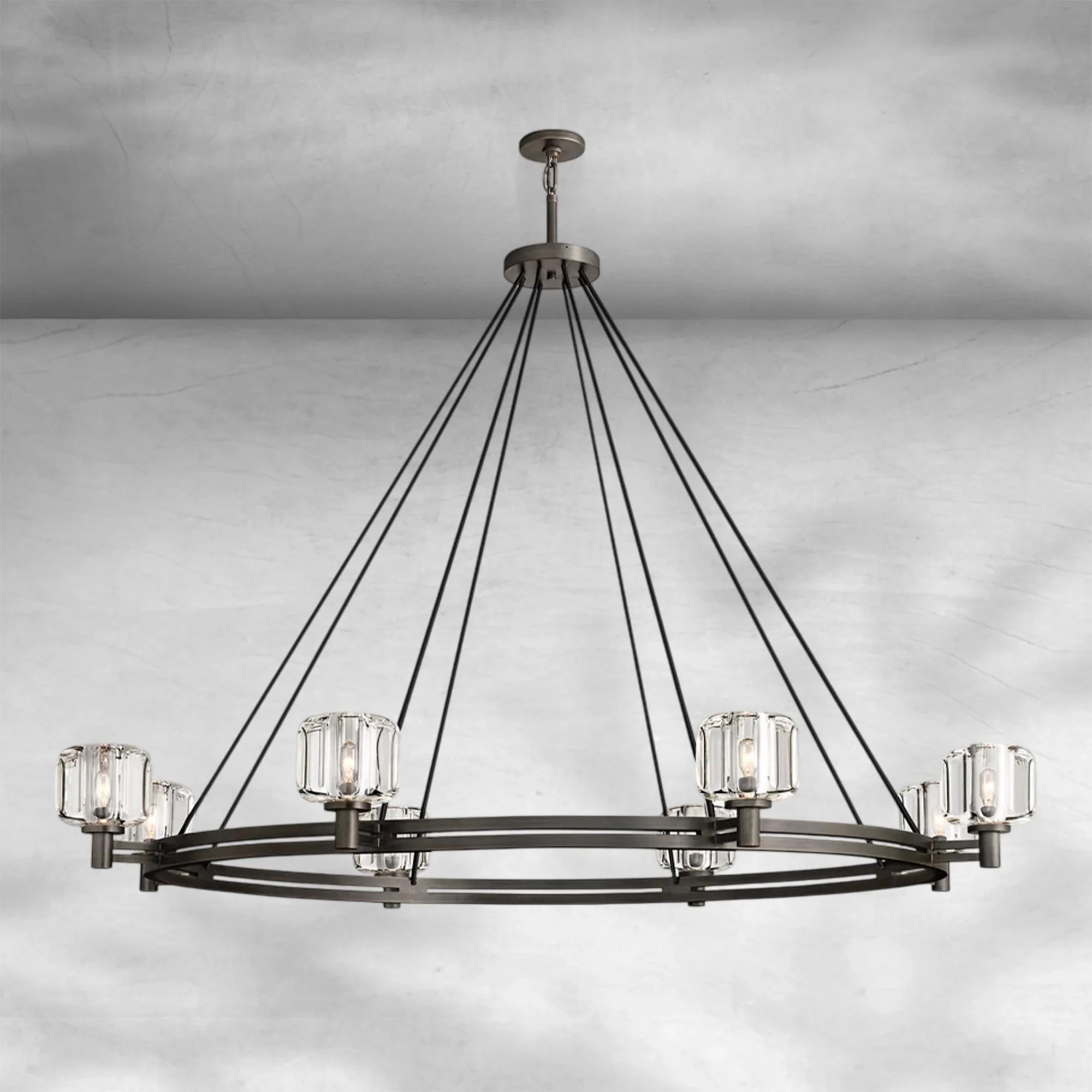 Demaket Round Chandelier 36"48"60"