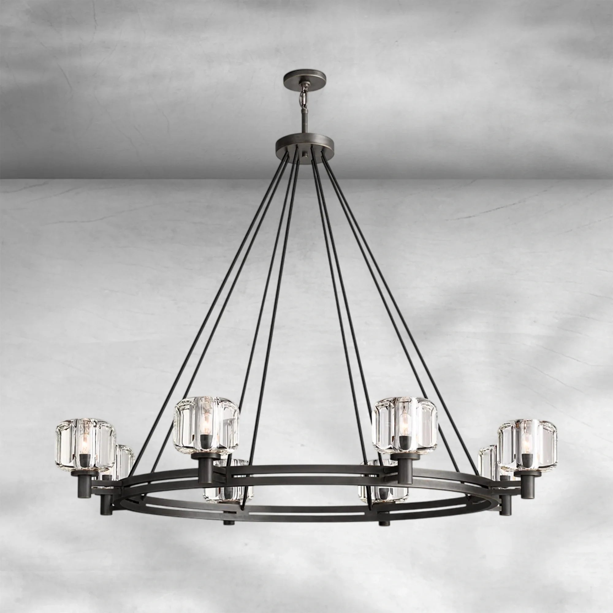 Demaket Round Chandelier 36"48"60"