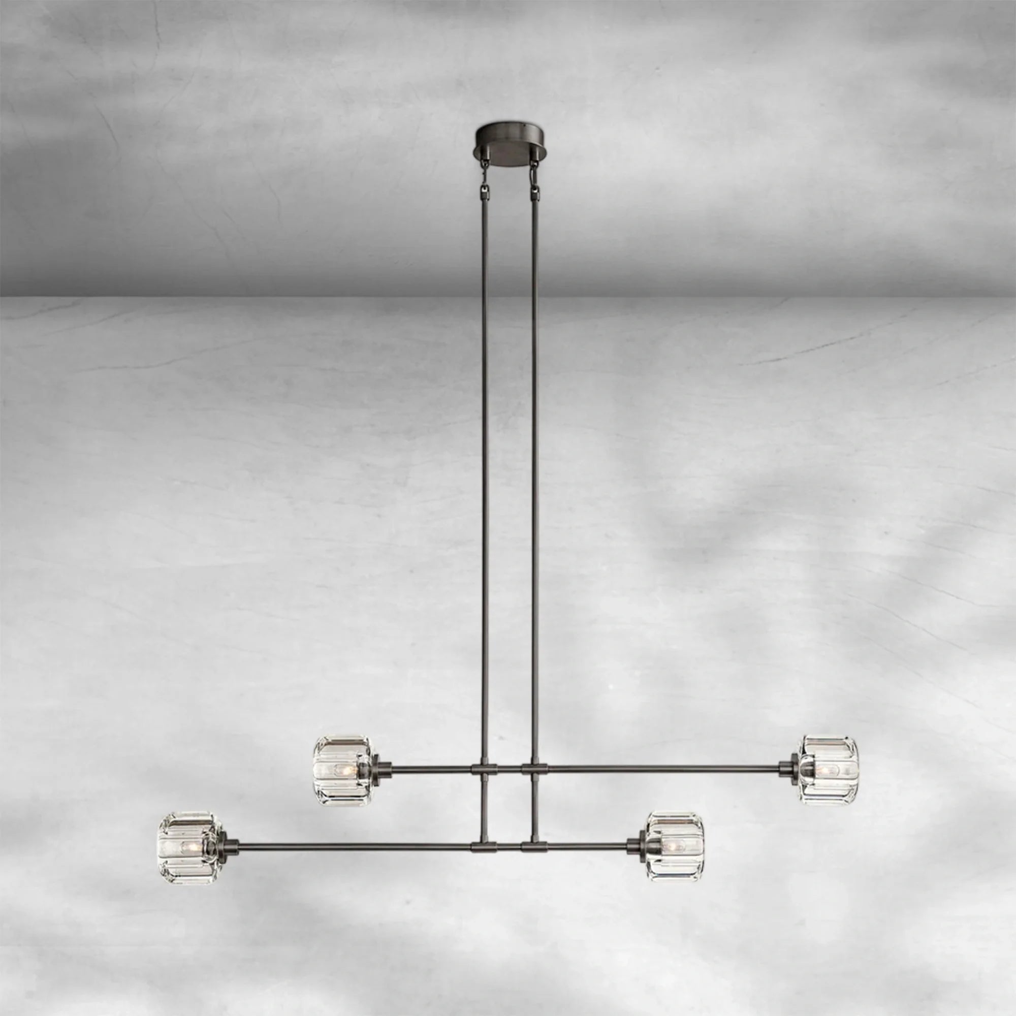 Demaket Mobile Linear Chandelier 54" 72"