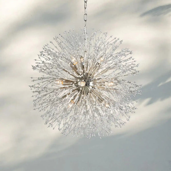 Dandelion Round Chandelier 22''30''43''-Lighting-Arialamps