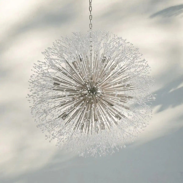 Dandelion Round Chandelier 22''30''43''-Lighting-Arialamps