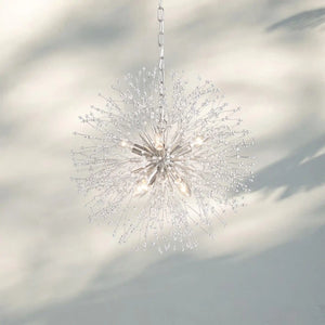 Dandelion Round Chandelier 22''30''43''-Lighting-SILVER-43"-Arialamps