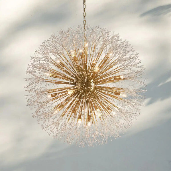 Dandelion Round Chandelier 22''30''43''-Lighting-Arialamps