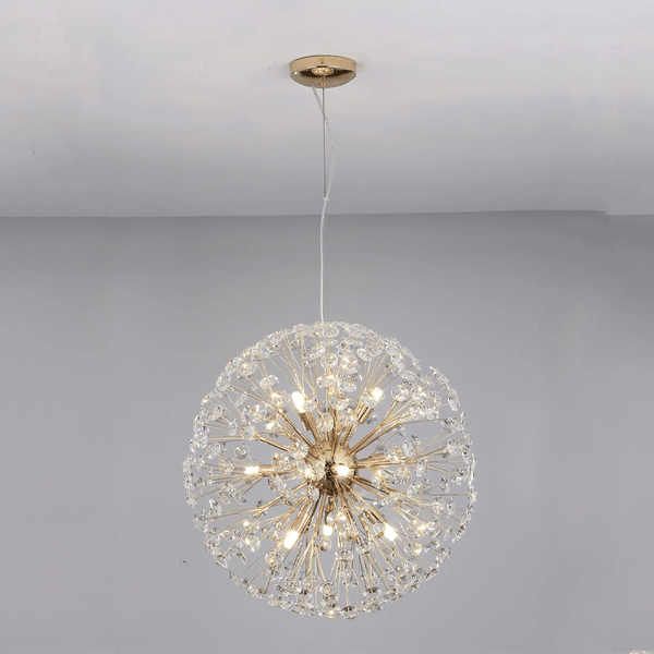 Dandelion Spherical Crystal Pendant Light - Arialamps
