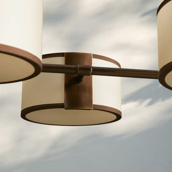 Daphne Linear Chandelier 62"-Lighting-Arialamps