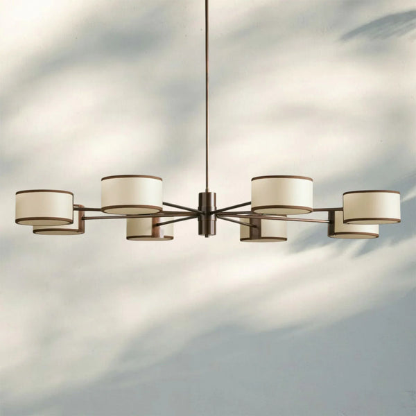 Daphne Round Chandelier 48''60''-Lighting-Arialamps