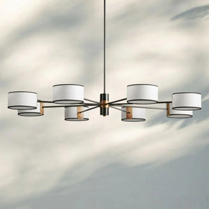 Daphne Round Chandelier 48''60''-Lighting-Arialamps