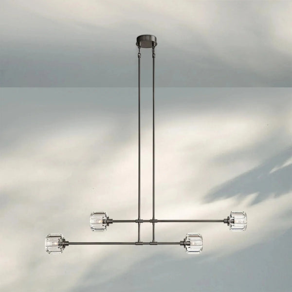 Demart Mobile Linear Chandelier 54" 72"-54''-Bronze-