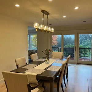 Demart Single Linear Chandelier 54'' 72''-