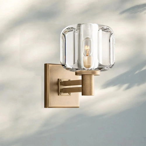 Demart Wall Sconce-Natural Brass-