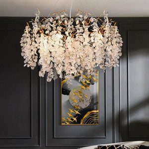Donna Modern Round Branch Chandelier-chandeliers for dining room,chandeliers for stairways,chandeliers for foyer,chandeliers for bedrooms,chandeliers for kitchen,chandeliers for living room-Arialamps