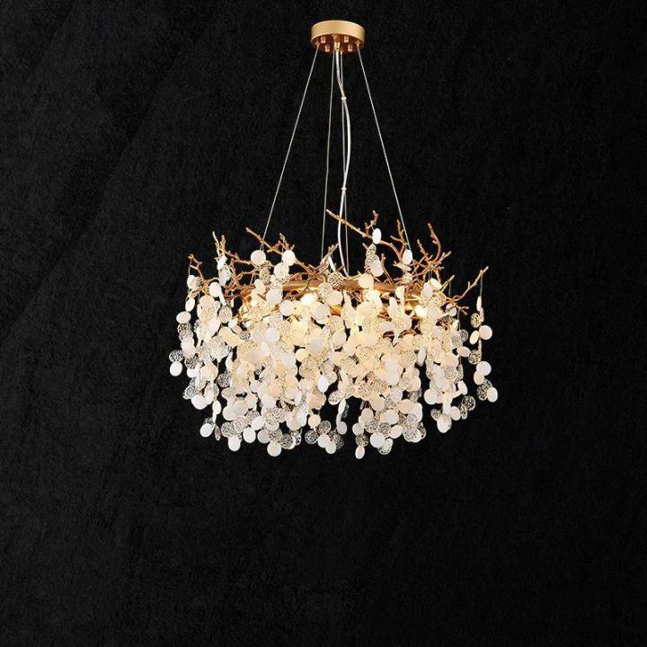 Donna Round Circle Fortune Tree Round Branch Chandelier-chandeliers for dining room,chandeliers for stairways,chandeliers for foyer,chandeliers for bedrooms,chandeliers for kitchen,chandeliers for living room-Arialamps