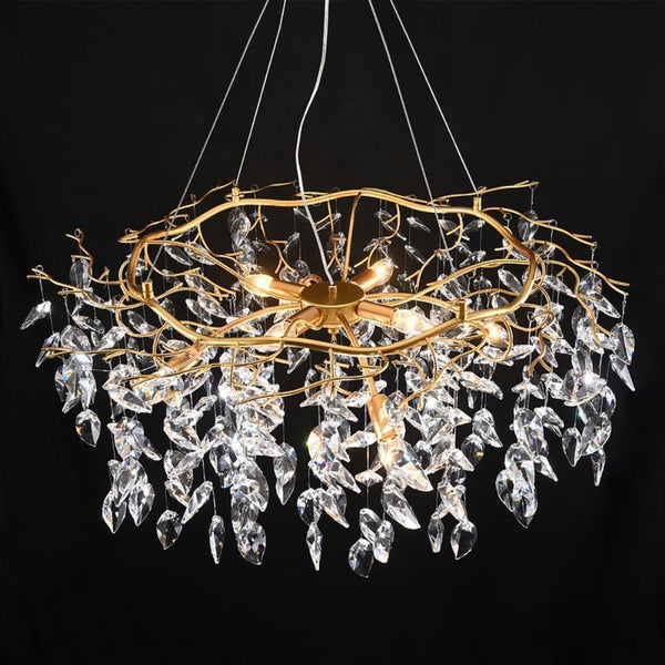Doris Round Modern Branch Chandeliers-Chandeliers-Arialamps