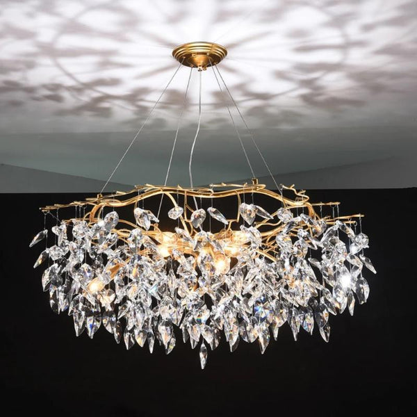Doris Round Modern Branch Chandeliers-Chandeliers-Arialamps