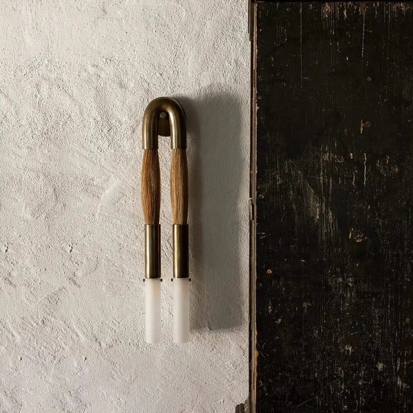 Double Head Antonia Horsehair Sconce - Arialamps