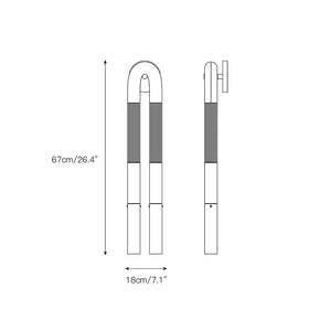 Double Head Antonia Horsehair Sconce - Arialamps