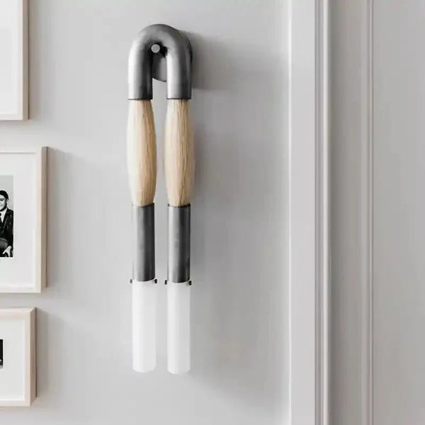 Double Head Antonia Horsehair Sconce - Arialamps