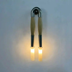 Double Head Antonia Horsehair Sconce - Arialamps