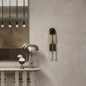 Double Head Antonia Horsehair Sconce - Arialamps