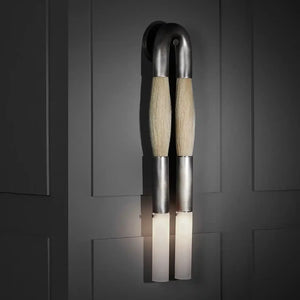 Double Head Antonia Horsehair Sconce - Arialamps