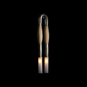 Double Head Antonia Horsehair Sconce - Arialamps