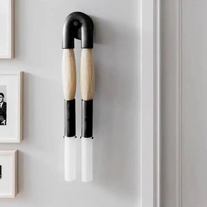 Double Head Antonia Horsehair Sconce - Arialamps