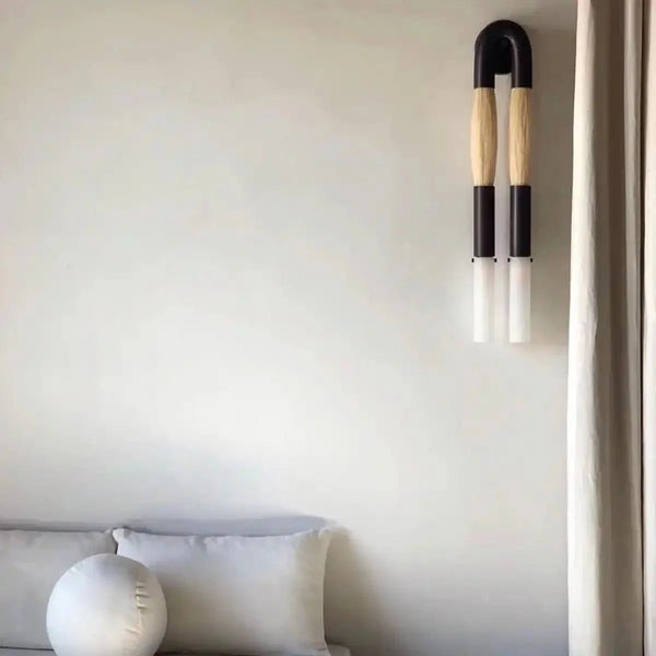 Double Head Antonia Horsehair Sconce - Arialamps