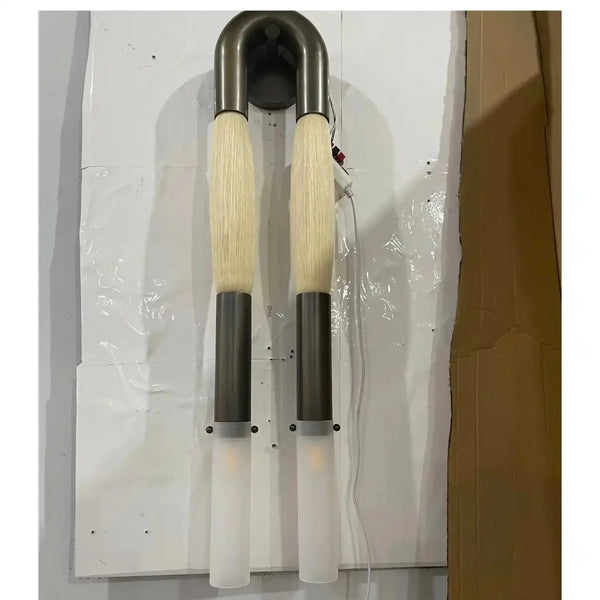 Double Head Antonia Horsehair Sconce - Arialamps