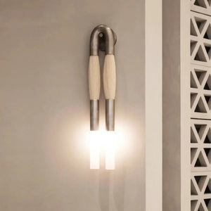 Double Head Antonia Horsehair Sconce - Arialamps