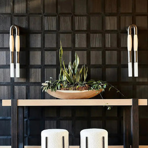 Double Head Antonia Horsehair Sconce - Arialamps