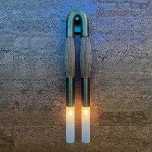 Double Head Antonia Horsehair Sconce - Arialamps