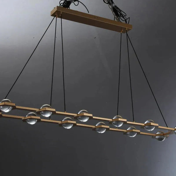 Eclatant Rectangular Chandelier 54" 72"-Arialamps