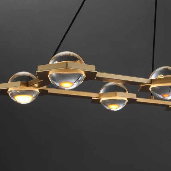 Eclatant Rectangular Chandelier 54" 72"-Arialamps